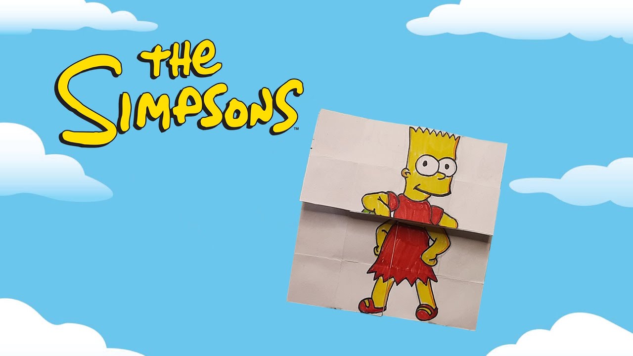 Endless card the Simpsons / Never Ending Card / Бесконечная открытка Симпсоны