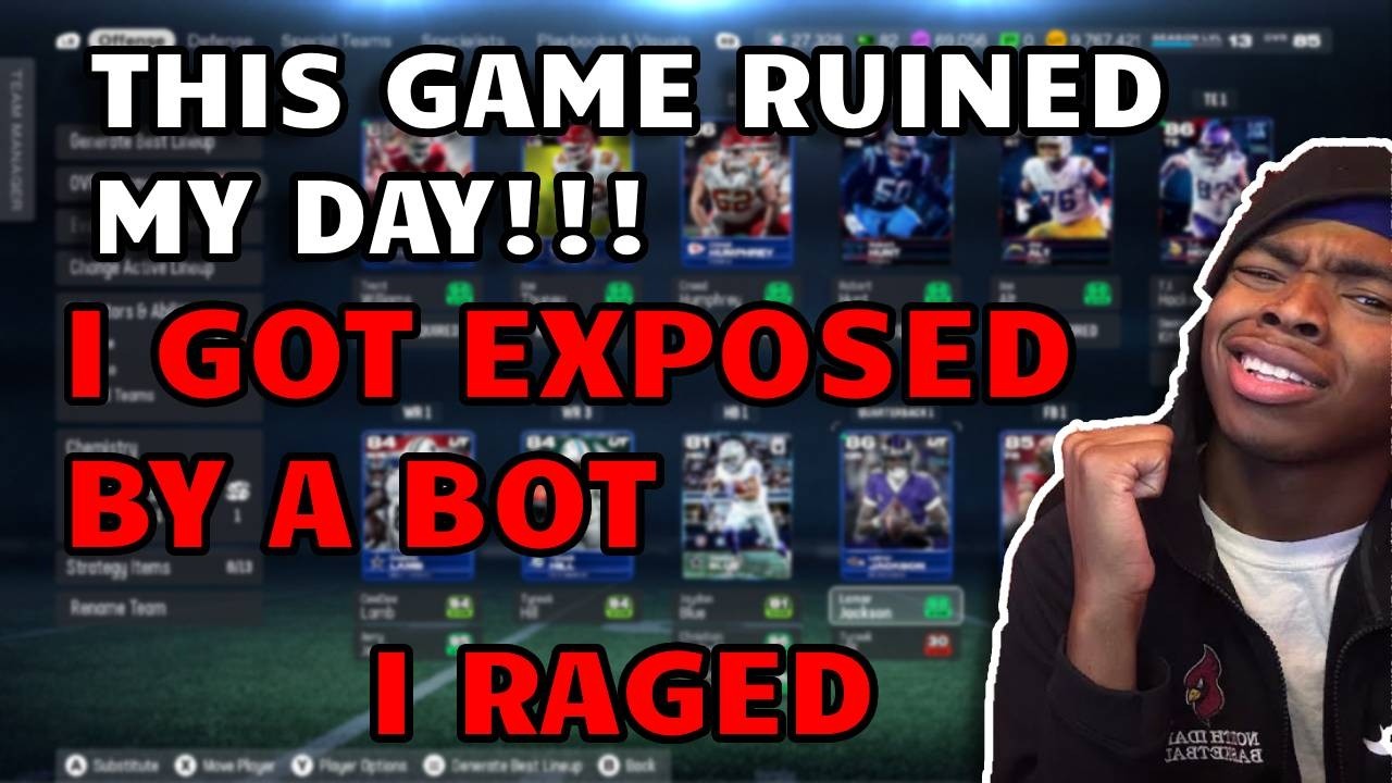 I RAGED WHILE TRYING TO WIN A GAME WITH A 85 OVERALL TEAM! WORST DECISION EVER (Madden 26) #madden26