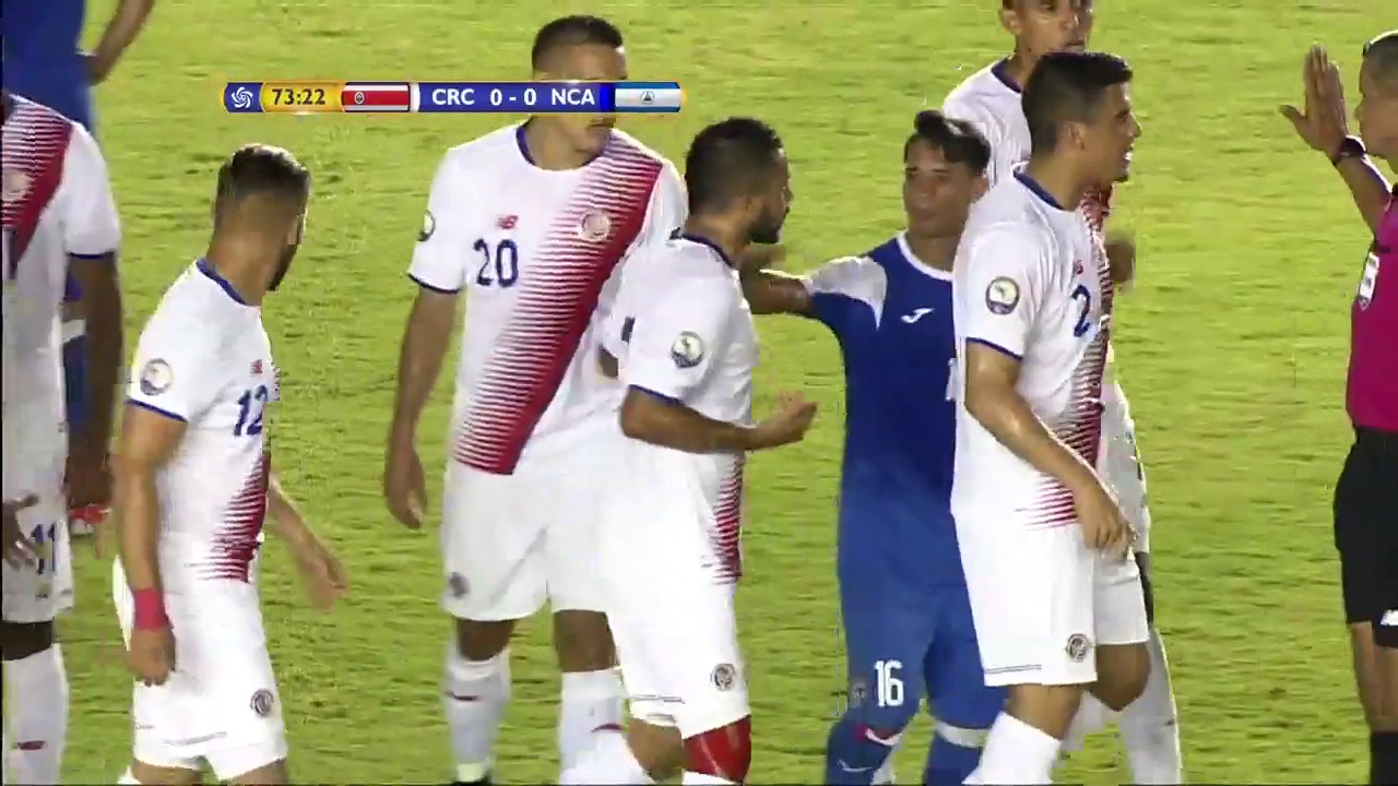 YELLOW CARD Costa Rica, John RUIZ No. 7 | @Fedefutbol_CR @FENIFUT 