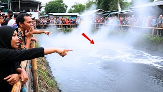 DEPOK GEGER‼️ Air Sungai Berubah Warna dan Mengeluarkan Panas, Fenomena Langka Diselidiki!