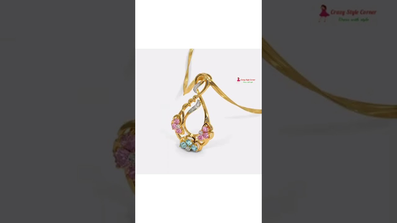 Latest 22kt Gold Pendant Design 