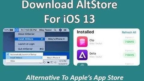 How to install Altstore on IOS 13 and NEVER get Revoked again!
