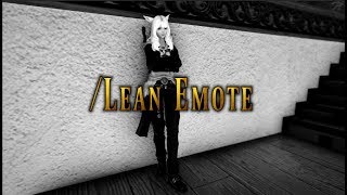 FFXIV: Lean Emote - Patch 5.11