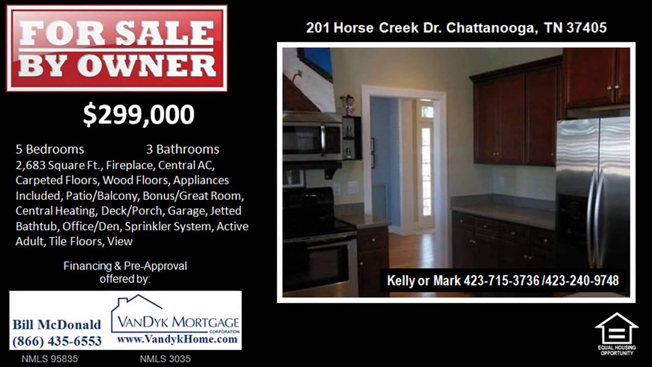 5 Bedroom Home For Sale in Horse Creek Farms Subdivision Chattanooga TN