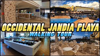 Hotel OCCIDENTAL JANDIA PLAYA Walking Tour - Morro Jable - Fuerteventura - Canary Islands (4k)