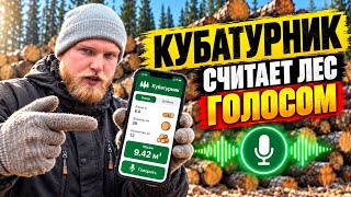 Кубатурник — считаем лес голосом! Обзор приложения и проверка на реальном штабеле