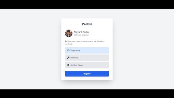 Biometric Web Authentication🔒 using JavaScript || 👆 Fingerprint Login System || WebAuthn