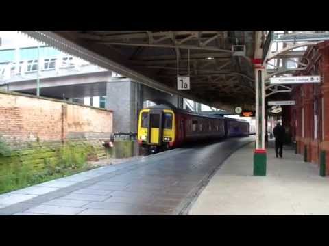 Nottingham Midland Station in 1966 and 2014