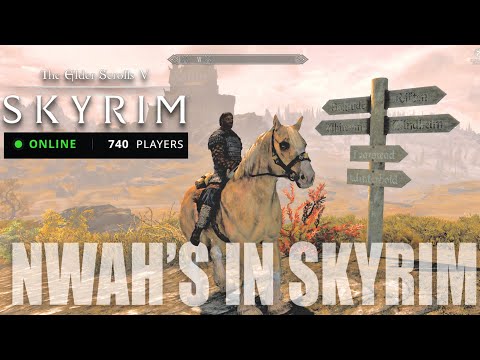Skyrim RP Freestyling is Wild... Redguard Bard