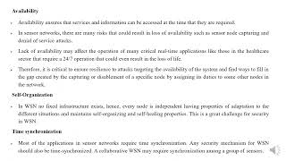 security in wireless sensor networks