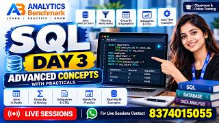 SQL for Data Analytics training in hyderbad | SQL Training in Hyderabad | 8374015055