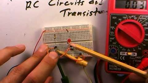 elec 034 RC circuits for transistor led turn on