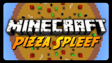 Minecraft: PIZZA SPLEEF! w/ AntVenom & Friends! (Mini-Game)