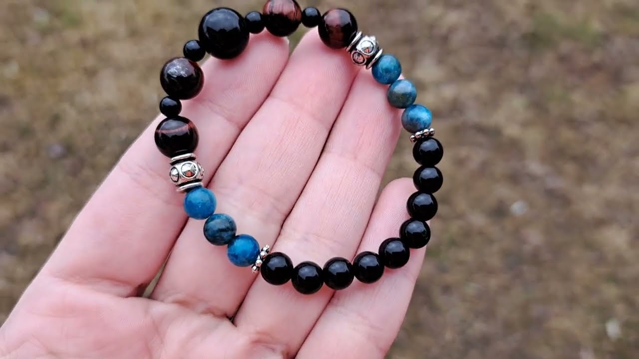 Fitness & Strength: Healing Crystal Stretch Bracelet - Weight Loss, Addiction, Positive Self-Talk