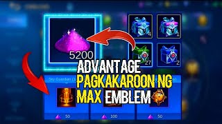 Advantages Of Having Max All Emblem and Tips how to Max all emblem In Mobile Legends