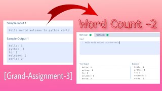 Word Count -2 | Grand Assignment -3 | Nxtwave CCBP 4.0