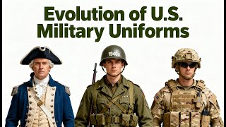 The Evolution of U.S. Military Uniforms 🎖️ | From 1776 to Modern Day (Educational History)