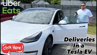 How Much Did I Make Driving For Uber Eats In A Tesla Model 3?