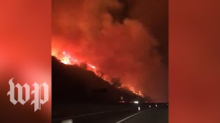 Thousands of people in los angeles were ordered to evacuate after a
fast-moving brush fire ignited early oct. 28 near the getty center
museum and next the...