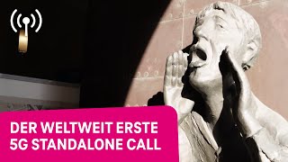 The first 5G standalone call on the Telekom network