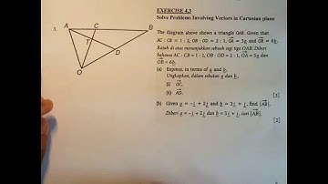 4C Vectors in Cartesian plane - Exercise 4.3 (no. 3a)
