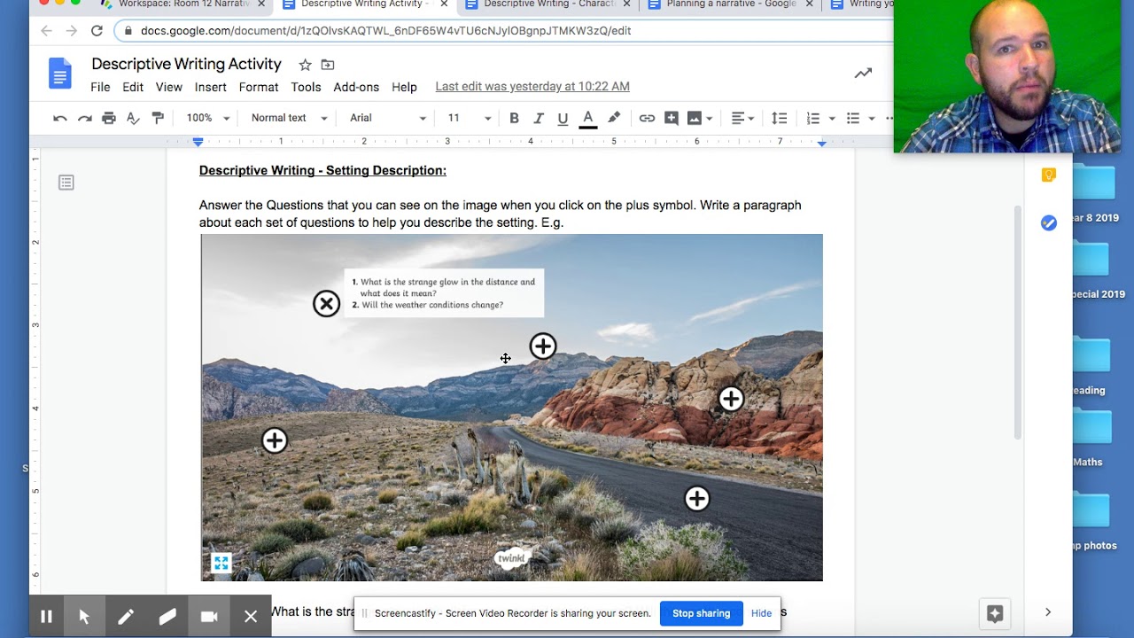 Descriptive Writing - Setting description - YouTube