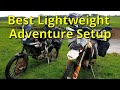 Best lightweight adventure bike setup