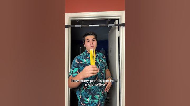 How Many Pencils Can Hold Me? #funny #fyp #trend