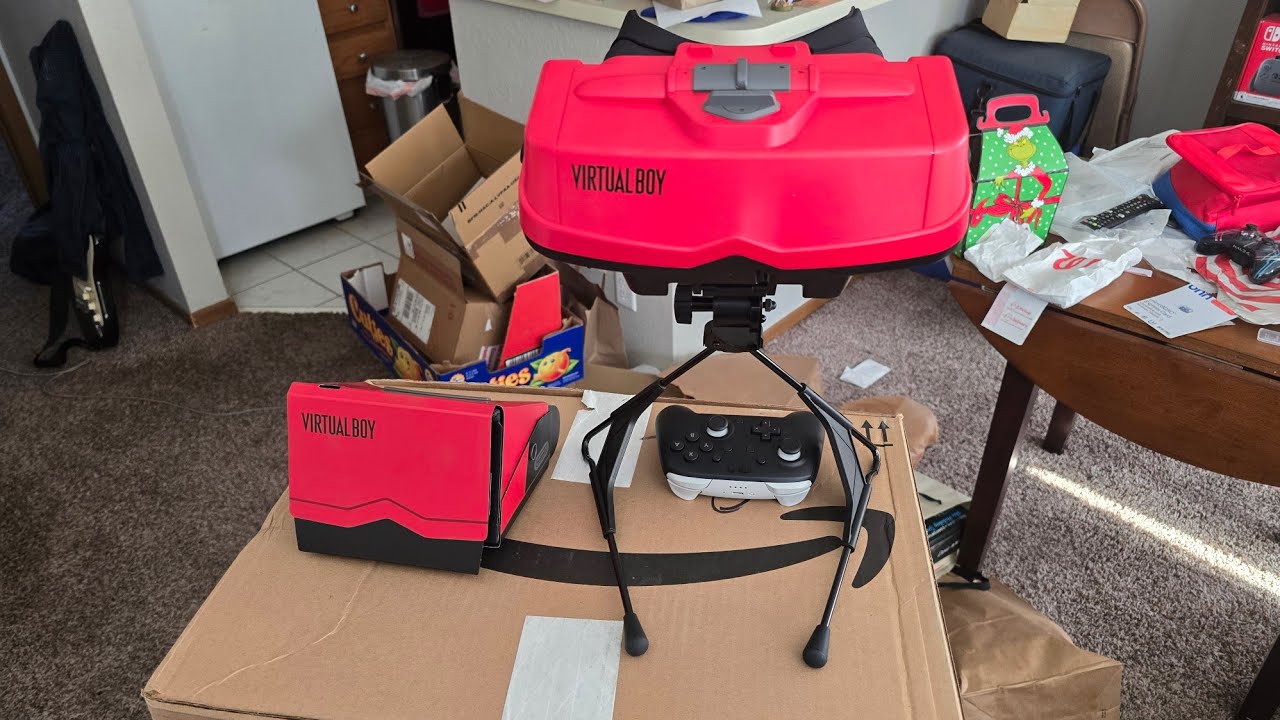 Both virtual boy model unboxing for Nintendo switch 1 and Switch 2