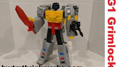 Transformers G1 Dinobot Grimlock MOC GL-01 by BWTMT Brickworks