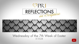 Reflections on Scripture | Wednesday of the 7th Week of Easter