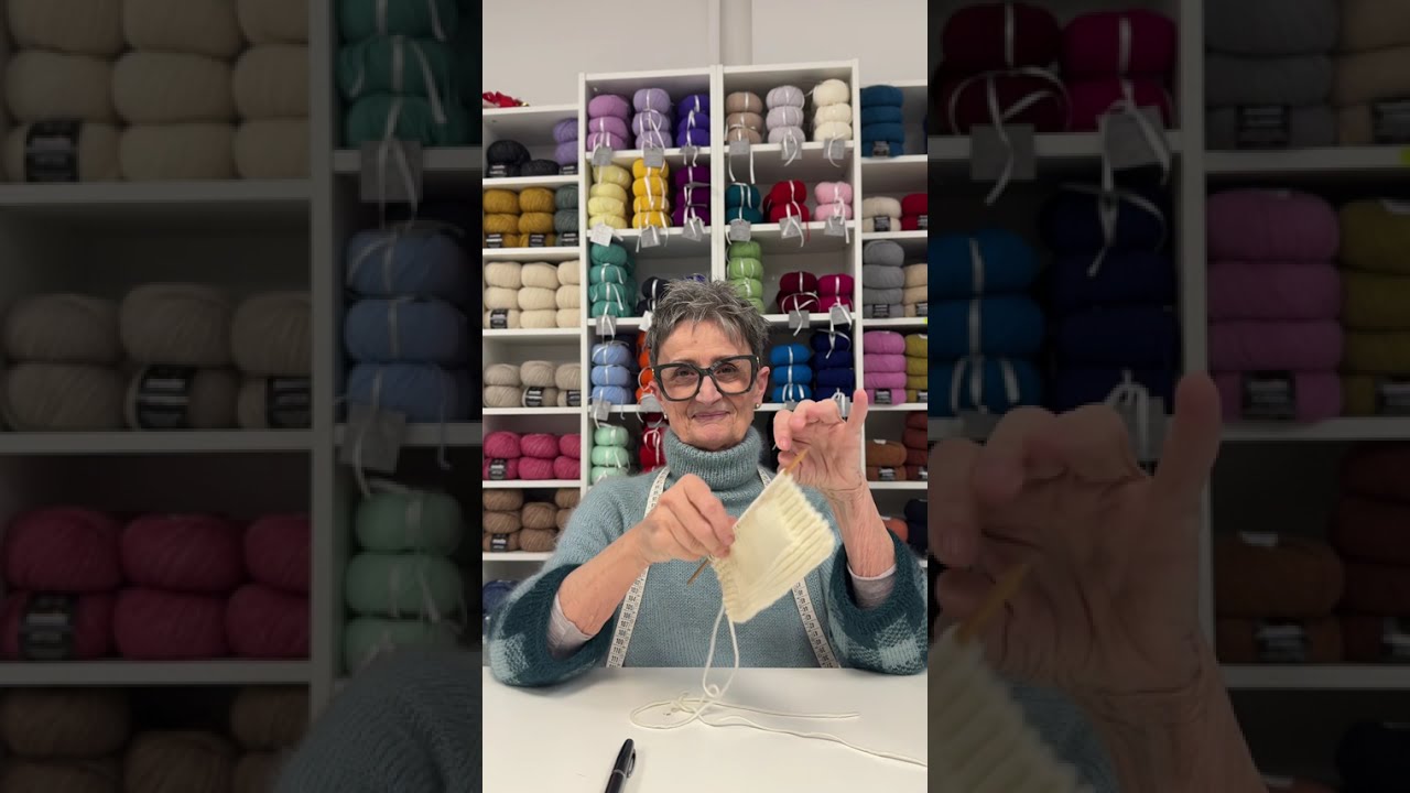 Il campione per il lavoro a maglia (gauge swatch) - tutorial completo