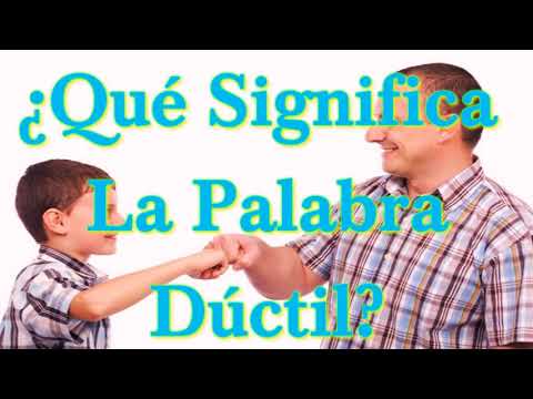 Video: ¿Cuál es el sinónimo de ductilidad?