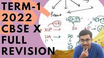 COMPLETE REVISION TERM-1 | CLASS X MATHEMATICS