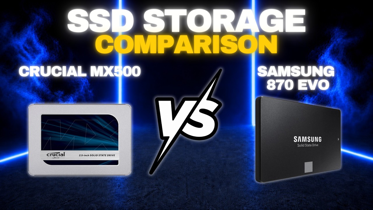 Crucial MX500 vs Samsung 870 EVO: Which SATA SSD Is Better? - YouTube