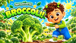 🥦 Broccoli for Kids 🌱 | Learn Vegetables for Toddlers | Sproutiverse ✨