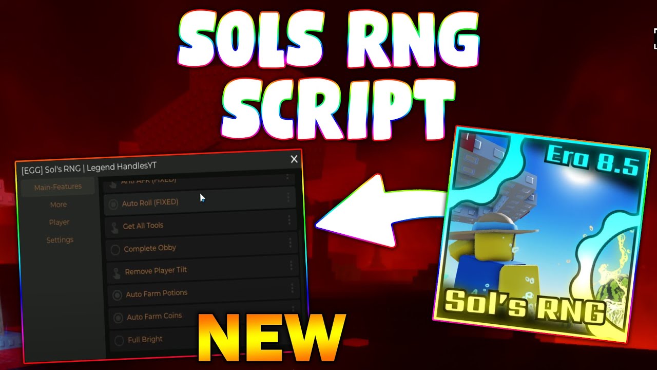 *NEW* Sol's RNG Script (PASTEBIN 2024) (COLLECT POTIONS, AUTOFARM, AUTO ...