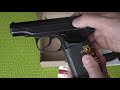 ИЖ 71-100 СХП  пистолет - внешний вид, разборка