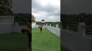 Young Boy Pranks a Girl While Playing a Game Causing Her to Fall