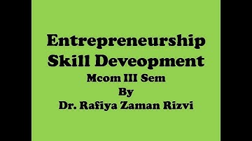 Entrepreneurial Development Programs- meaning, need, importance, objective