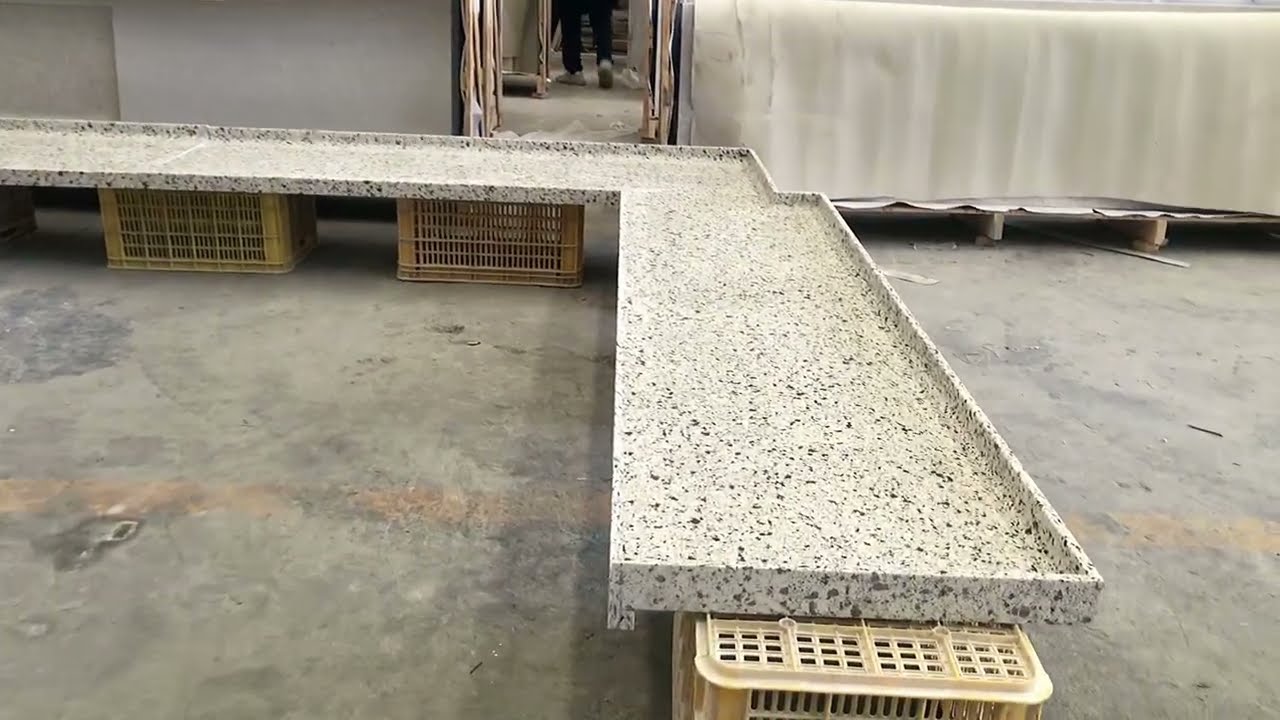 Kitchen cabinet countertop stone customization process