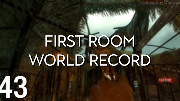 BO1 Zombies - Shi No Numa First Room Solo World Record Round 43