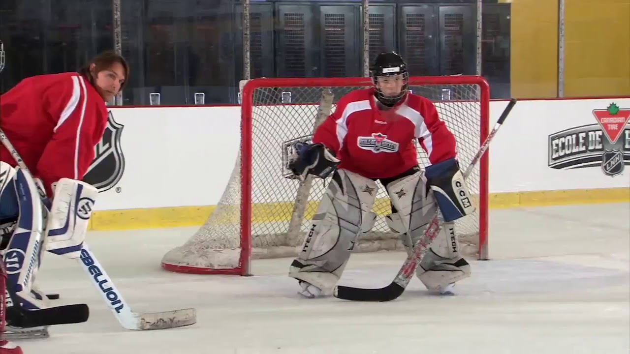 NHL Hockey Skills Rebound Control From Canadian Tire Hockey School YouTube