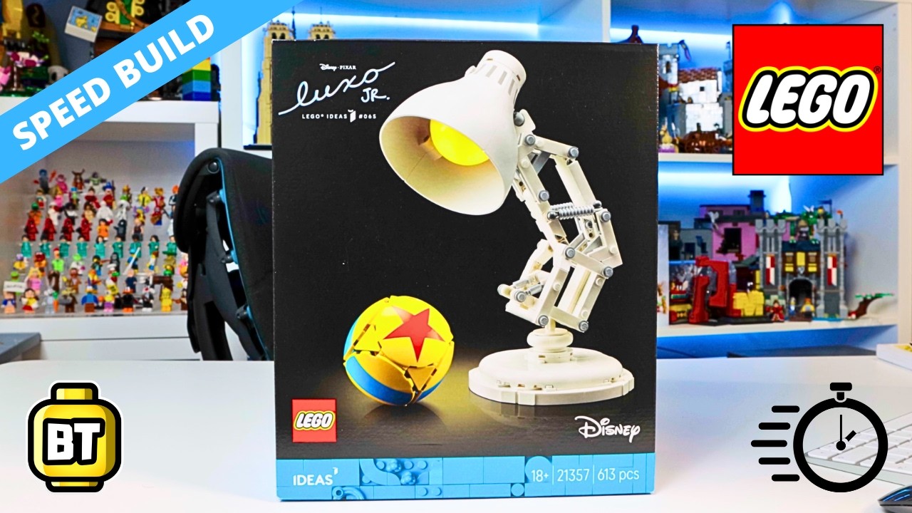 LEGO Ideas Pixar Luxo Jnr Lamp Speed Build