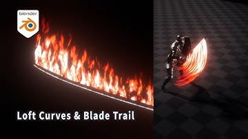 [Tut] Loft Curves and Blade Trail - Blender Geometry Nodes 4.4
