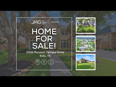 2218 Monarch Terrace, Katy, TX home video tour