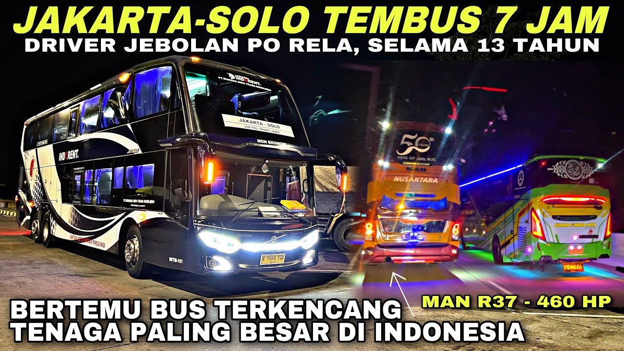 Bertemu Bus Terkencang Di INDONESIA ❗️ Driver Handal Jebolan RELA ❗️| trip Unicorn Indorent WITM 101