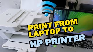 How to Print From a Laptop To  HP Printer | Print Doublesided  Manually, Print Single page.
