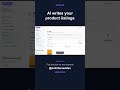 AI writes your product listings 🤯 #Shorts