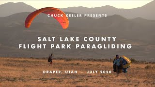 Salt Lake County Flight Park Paragliding - 4K